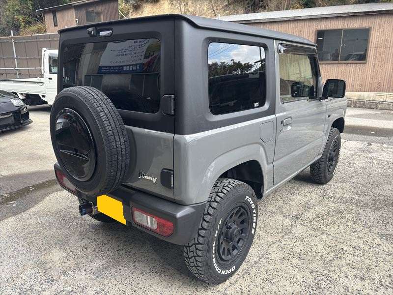 ジムニー ラプターライナー塗装カスタム|耐久性と迫力を両立